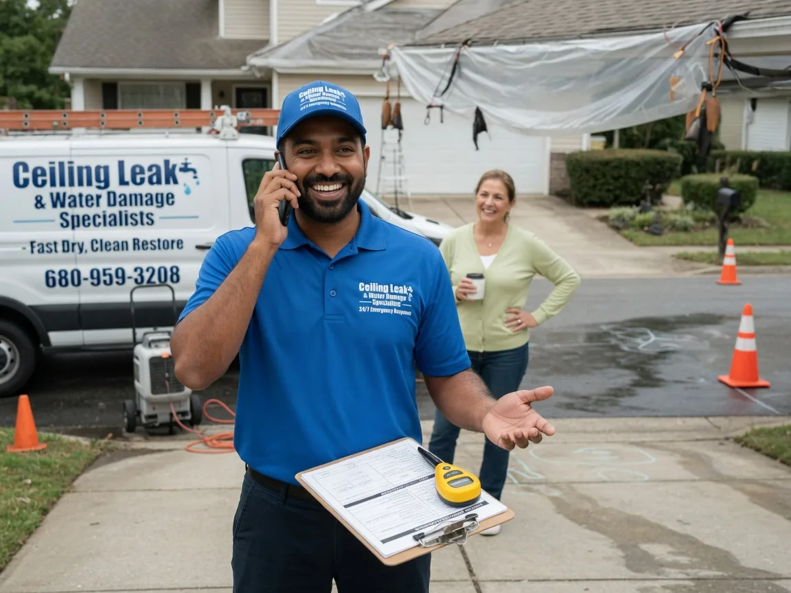 Ceiling Leak Cleanup Port Reading, NJ FAQs